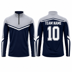 Custom Soccer Quarter Zip Training <b>Top</b> Manufacturer Football Drill <b>Top</b> Quick Dry Teamwear OEM Supplier - Product Image 1