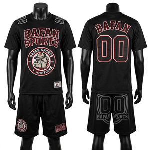 Premium 160 GSM mesh men jersey short <b>set</b> neon green black contrast panels breathable custom sublimated logo short <b>set</b> for men's - Product Image 4
