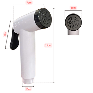 Rociador de bidé de plástico ABS cromado personalizable, cabezal de bidé Shattaf moderno montado en la pared para baño, hoteles, cocinas - Product Image 2