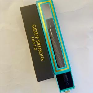 แหนบต่อขนตา GETUP BROSONS IMPEX รุ่น Custom Curve Slim Long ปลายเรียบ สแตนเลสสตีล ป้องกันแม่เหล็ก สำหรับต่อขนตาแบบ Volume อย่างแม่นยำ - Product Image 6