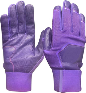 Gants de frappe de baseball pour adultes, cuir premium, logo d'équipe personnalisé, haute qualité, durables, respirants, séchage rapide - Product Image 5