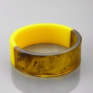 Classic Women's Orange <b>Jade</b> <b>Bangle</b> Bracelet Gift Jewelry - Product Image 4
