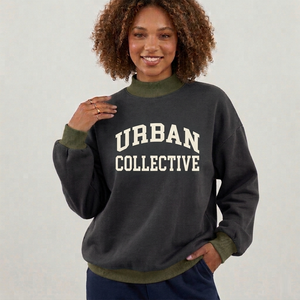 Sudadera de Cuello Alto para Mujer, Algodón Suave, Ropa de Invierno, OEM ODM, Estilo Casual Urbano, Proveedor Mayorista de Alta Calidad - Product Image 6