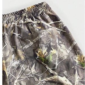 Pantalones Cortos de Playa con Estampado de Jungla de Primera Calidad Hechos a Medida para Hombre, 100% Algodón, Ecológicos, Estilo Urbano, Material Duradero, Precio Razonable - Product Image 4