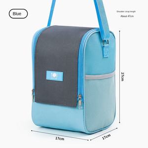 Sac isotherme grande capacité en tissu Oxford imperméable avec poches latérales en filet pour les repas, idéal pour les voyages et le travail - Product Image 2