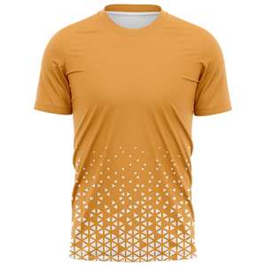 T-shirts de sport pour hommes, blancs, 100% polyester, à séchage rapide, pour la course et la gym, personnalisables par sublimation, vierges ou imprimés, vente en gros - Product Image 2