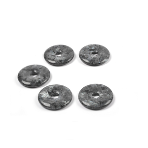 Donuts de Cristal Natural, Donuts de Piedra de Larvikita, Gemas de Cristal, Gemas de Reiki, Donuts Curativos de Ágata - Product Image 2