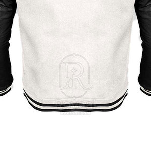 Breathable Pakistan Made <b>Leather</b> Sleeves Letterman Jacket For Men <b>Top</b> Quality Latest Style Letterman Winter Jacket - Product Image 6