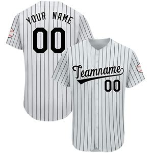 Camiseta de Béisbol Personalizada Unisex de Alta Calidad, Ropa Deportiva Transpirable para Adultos, Talla Grande, Uniforme Sublimado con Logotipo Bordado - Product Image 2
