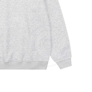 Sweat-shirt à capuche surdimensionné brodé personnalisé OEM en tissu épais, pull-over de qualité supérieure avec broderie en relief, vente en gros - Product Image 3