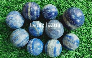 Sphère de cristal de lapis-lazuli de qualité supérieure pour l'équilibrage des chakras et l'utilisation spirituelle, disponible en grande quantité - Product Image 3