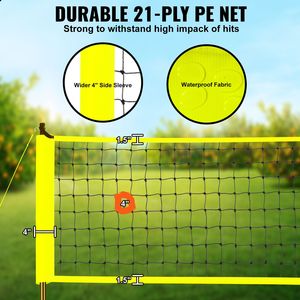 Set Professionale Portatile da Pallavolo per Esterni con Pali in Acciaio Regolabili in Altezza e Sistema di Rete con Pompa in PVC per Campi - Product Image 3