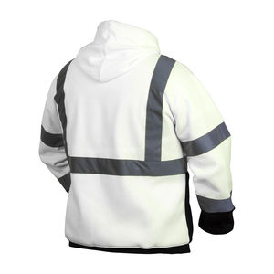 Vêtements de travail de sécurité réfléchissants à haute visibilité pour adultes, construction durable, pour les travailleurs routiers et industriels en extérieur, sweat-shirt chaud. - Product Image 2