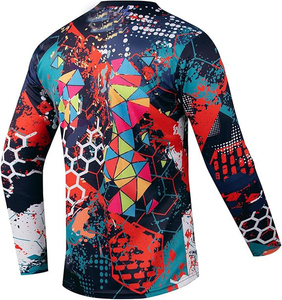 เสื้อเจอร์ซีย์มอเตอร์ไซค์ ระบายอากาศได้ดี แฟชั่นทันสมัย ลายพิมพ์แบบ Sublimation ชุดแข่งรถวิบาก สำหรับมอเตอร์ครอส - Product Image 2