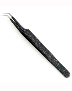 Pince à épiler de précision en acier inoxydable, pointe lisse, antistatique, outil professionnel pour extensions de cils, durable, usage en salon, OEM - Product Image 1