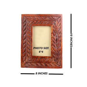 Marco de Fotos de Madera Vintage, Hecho a Mano, Rústico, Clásico, Decoración del Hogar, Marco de Fotos de Madera Moderno, Diseño Minimalista - Product Image 3