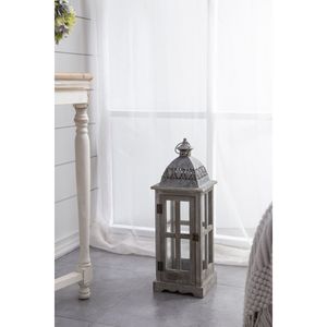 Wooden <b>Hurricane</b> <b>Lantern</b> Holder Decorative Indoor Outdoor Candle Jar for Home Garden Wedding Multiple Sizes Available - Product Image 3