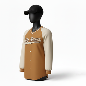 Camiseta de Béisbol para Mujer, Malla de Poliéster Premium Transpirable, Paneles Marrones, Tela Tackle Twill, Logotipo Personalizado, Camiseta de Béisbol de Algodón para Mujer - Product Image 5