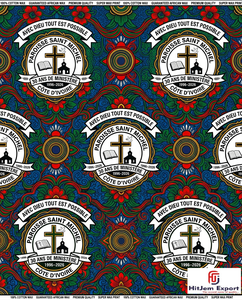 Customized African Wax Print Fabric Manufacturer Church Anniversary Convention Celebration Uniform Fundraising Textile Supplier - Product Image 6
