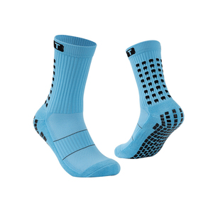 Manufacture Wholesale <b>Long</b> Custom Anti <b>slip</b> Soccer Grip Socks with logo Cotton Socks with Letter Men Sport Socks - Product Image 1