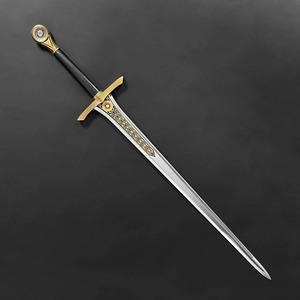 Espada Elendil de 43.25 pulgadas con funda - Acero de alto carbono, arte de cosplay, regalo artesanal para hombres, exhibición para coleccionistas históricos - Product Image 2