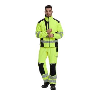 Nouvelle combinaison de travail haute visibilité pour hommes 2026, uniforme de sécurité réfléchissant, fournisseur d'usine OEM à marque privée - Product Image 1