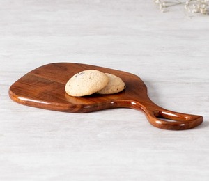 Plateau de service en bois écologique, plateau alimentaire en bois naturel pour fromage, fruits, pain, cuisine, table à manger - Product Image 1