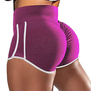 Shorts de sport pour femmes à taille haute, respirants, design personnalisé, différentes couleurs, prix bas, ventes chaudes, meilleure qualité - Product Image 5