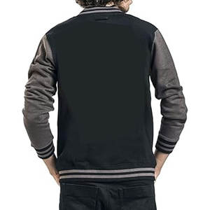 Veste universitaire avec option de logo personnalisé, style Letterman d'inspiration vintage, coupe confortable, tissu doux, vêtement d'extérieur tendance - Product Image 4