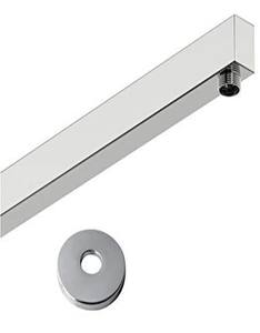 Accesorios de baño al por mayor, brazo para cabezal de ducha de 15 pulgadas, de acero inoxidable plateado, para montaje en pared. - Product Image 2