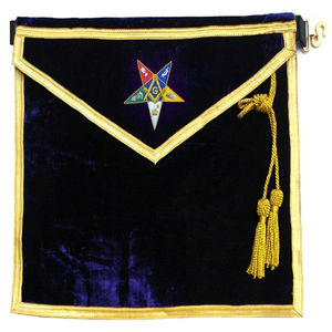 Tablier maçonnique canadien brodé sur mesure, fabriqué en usine, avec dentelle à coudre, pour la franc-maçonnerie - Product Image 4