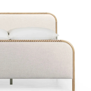 Cama de Plataforma Escandinava Tamaño Queen con Cabecera Tapizada, Diseño de Cama Suave - Product Image 5