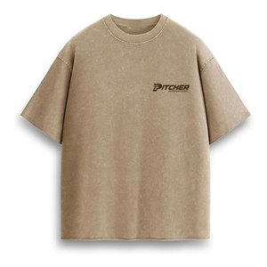 Camiseta de edición limitada con efecto acid wash para hombre, estilo moderno, algodón premium, atuendo cómodo. - Product Image 1