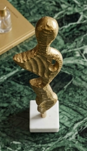 Statue de corps de femme de luxe moderne, figurine décorative, sculptures d'art, décoration intérieure, décoration de table, couleur or, pour le salon - Product Image 3