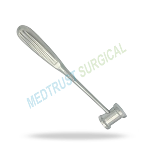 Martillo Quirúrgico Hajek de 8.5 Pulgadas (22 cm) con Cabeza de 28 mm, Peso de 8 oz, Acero Inoxidable, Instrumento Quirúrgico Ortopédico para Rinoplastia - Product Image 3