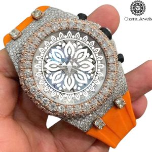 Reloj Mecánico de Lujo para Hombre Charm Jewells, de Acero Inoxidable, Analógico, Esfera de 40 mm, Cristal, Botón de Presión, Cierre Oculto, 10 Bar, Resistente al Agua, Automático - Product Image 1