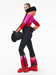 Vêtements de sport en gros unisexes OEM ODM, combinaison de ski imprimée à paillettes coupe-vent, qualité supérieure, grande taille, respirante et confortable pour la neige - Product Image 2