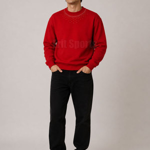 Sudadera con Pedrería de Moda, Cómoda y Elegante, Tejido Suave de Primera Calidad, Ecológica, Transpirable, para Invierno, Color Sólido, con Logotipo Personalizado - Product Image 6