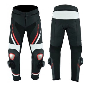 Pantalon de moto en cuir respirant et imperméable de haute qualité avec logo et design personnalisés Pantalon de moto en cuir pour homme - Product Image 3