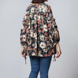 PW2339เสื้อเชิ้ตพิมพ์ลายผ้าสักหลาดขนาด XS 1ชิ้น - Product Image 1