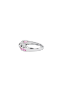 แหวนทับทิมและเพชรเงินแท้ 92.5 รุ่น KLSR-11714 - Product Image 4