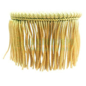 Épaulettes de cérémonie en fil d'or, à franges brodées, à pompons, à sequins, avec aimant et motifs de plaques, badges d'épaule - Product Image 3