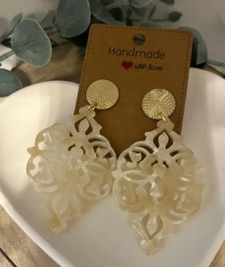 Simple Elegance <b>Resin</b> Earrings Minimalist <b>Resin</b> Earrings <b>Clear</b> Style <b>Resin</b> Earrings Wholesale Factory Price Item Use <b>Resin</b> - Product Image 1