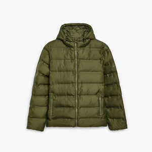 Latest Wholesale High Quality Custom Made Bubble Puffer <b>Jacket</b> <b>for</b> <b>Men's</b> <b>Canvas</b> Front Logo Polyester Filled Warm Winter - Product Image 5