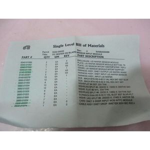 AMAT 0242-00532 DC Wafer on Blade Sensor Input - อุปกรณ์และชิ้นส่วนเซมิคอนดักเตอร์ระดับโลกที่เชื่อถือได้ - Product Image 1