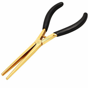 Alicates de punta larga plana con resorte para joyería, herramienta de reparación, herramienta manual de precisión para trabajos detallados, venta al por mayor - Product Image 3