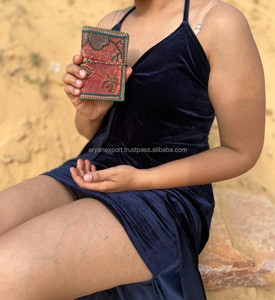 Nuevo Real hecho a mano colorido Sari Trim bordado seguro hilo cierre diario Vintage vibrante cubierta sin forro hoja reciclada - Product Image 3