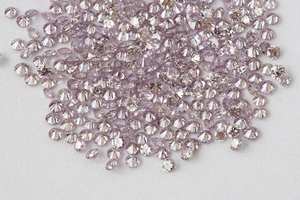 Diamante suelto de corte redondo de 1 mm a 3 mm, color púrpura intenso cultivado en laboratorio, para la fabricación de joyas, color elegante, pulido a mano en India. - Product Image 6