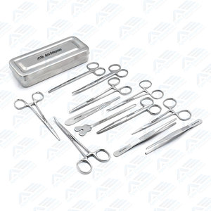 Kit de pinzas y portaagujas de tijeras quirúrgicas Premium, juego de cirugía esterilizada de alta calidad, instrumentos médicos profesionales - Product Image 1