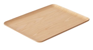 Bandeja de madera para servir/bandeja de servicio de madera/bandeja de madera para servir bandeja de cocina de madera bandeja de madera decorativa bandeja de comida de madera - Product Image 4
